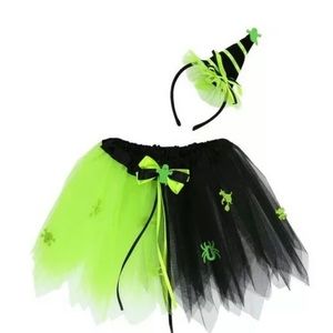 Tutu & Headband Child Costume Set, Spiders